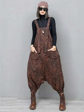 Luxe Leopard Denim Overalls